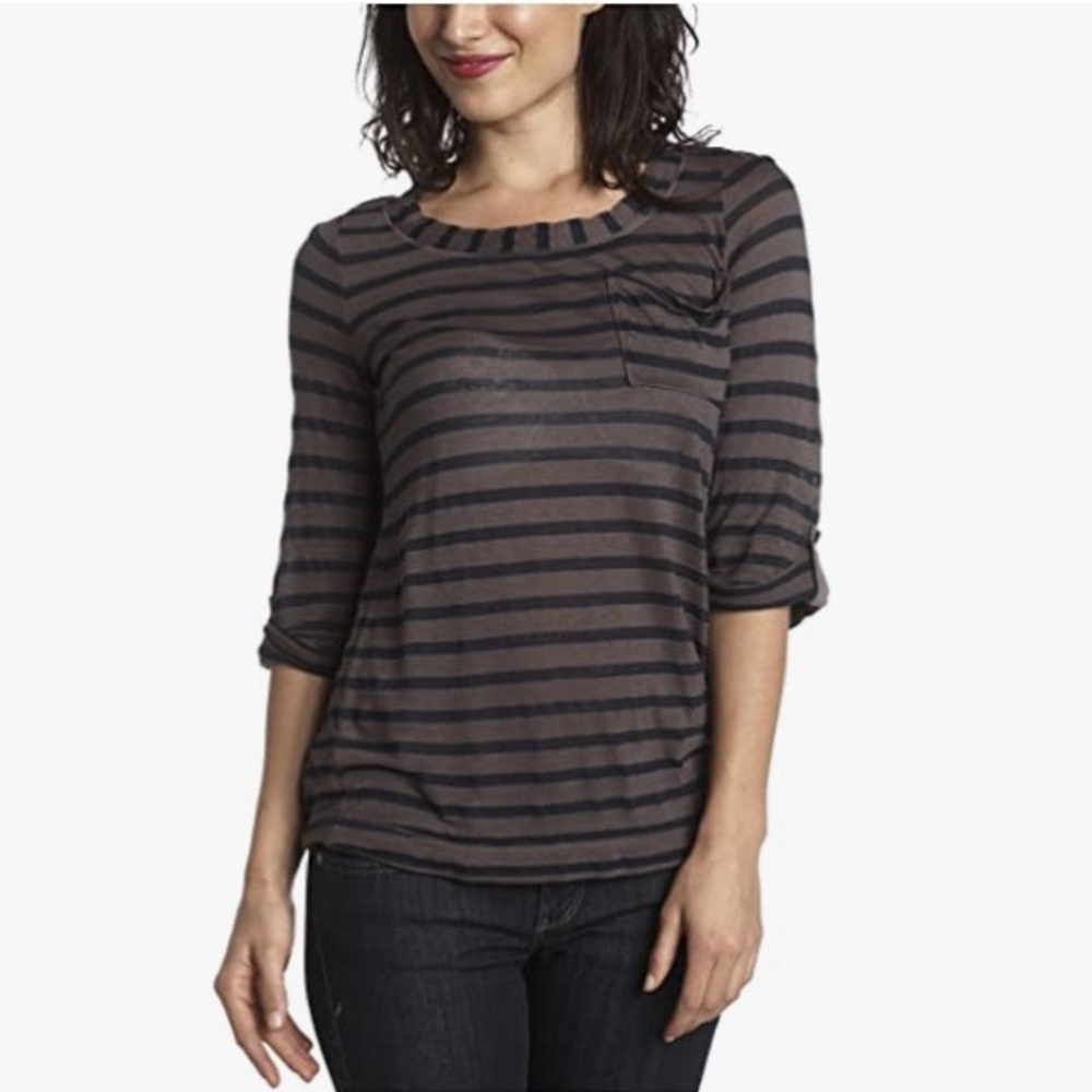 🎉HP🎉 Splendid Venice Slub 3/4 Sleeve Top